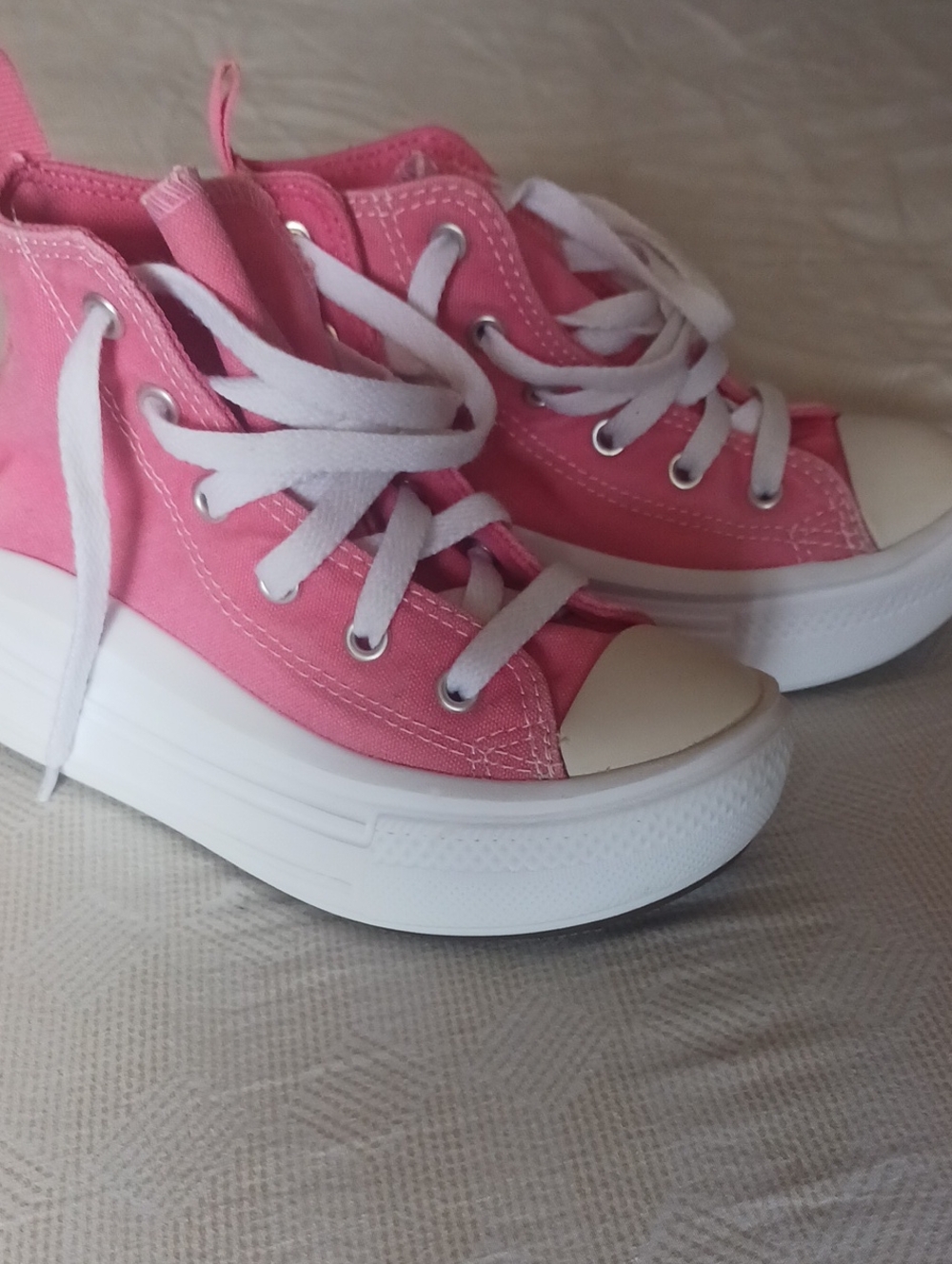 Pink Platform Converse
